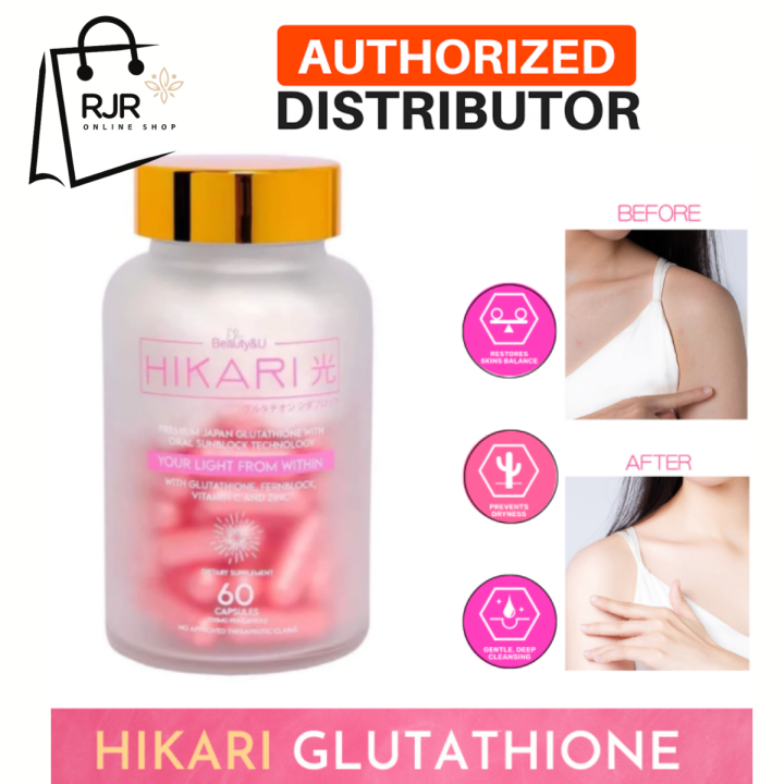 glutathione how to pronounce HIKARI Ultra ON THE GO Glutathione by Beauty&U | 30 caps main image 1