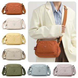 JUTBONG Versatile Crossbody Bag Lightweight Multi layered Mom Bag Casual Waterproof Single Shoulder Bag for Women