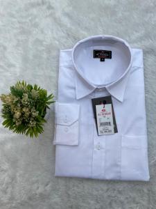 Kemeja Pria Premium Polos Baju kerja Putih HItam Bahan toyobo