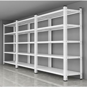 VALUEPULSE Quick Installation Metal Rack Shelf Strong Load-Bearing Steel Construction Heavy Duty Shelving Multi-Layer Storage Shelves Warehouse
