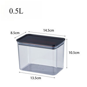 Acrylic Food Storage Powder Container Canister