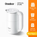 FLASH SALE Ấm siêu tốc Gaabor EK20M-WH02A ấm đun siêu tốc dung tích 2L công suất 1500W lòng ấm inox 201 liền kề dễ dàng vệ sinh an toàn sử dụng Bình đun siêu tốc -Hàng chính hãng. 