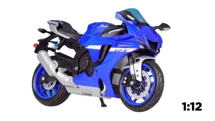 Mô hình xe mô tô Yamaha YZF-R1 2021 1:12 Maisto 8122