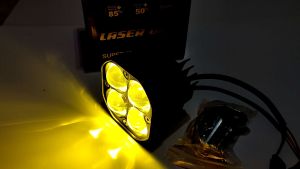 Lampu Sorot Led Laser D4 2 Warna 40watt Offroad