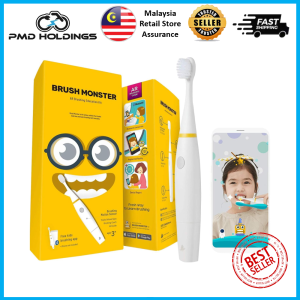 ✔Ready Stock✔ Brush Monster Kids AR Electric Toothbrush With Free APP Smart Tracking AR Function For Children
