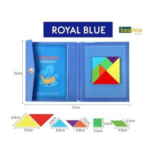 Toddler Kids Early Learning Brain Montessori Toys | Magnet Wood Puzzle Book 3-7y | 幼儿园宝宝早教益智拼图积木小学生教