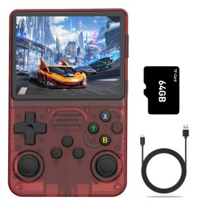 GAMINJA R36S Handheld game console integrates over 15000 games Linux operating system with 64GB memory 3.5-inch IPS screen portable game console-152c4c8b