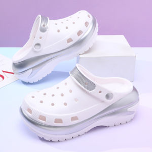 Free Shipping Summer Thick-Soled WomenS Casual Clogs EVA High-Heeled Non-Slip Outdoor Slippers Height-Increasing Odor-Resistant Outdoor CoupleS Sandals