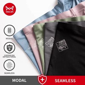 MiiOW 3Pcs Men Underwear Boxer Shorts Modal Seamless Comfort Underpants Man Boxershorts Plus Size Male Panties 5XL 2026 New2026