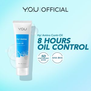Y.O.U Hy! Amino Contr-Oil Oil Control Facial Wash  5D Hyaluronic Acid  Remove Excess Oil 100g