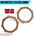 5PCS SET CLUTCH LINING FOR BAJAJ 100 / CT100 MOTORCYCLE ACCESSORIES. 