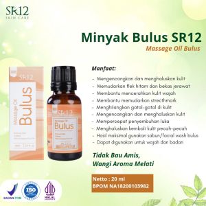 SR12 Essential Massage Oil Bulus - Pengencang & Perawatan Kulit Premium