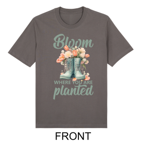 DR004 Bloom Graphic Design Premium Tees US Size Regular Fit Cotton T-Shirt