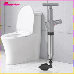 Air Power Drain Blaster Tools Stainless Steel Drain Plunger Dredge Universal High- Accessories for Home Kitchen Sinks