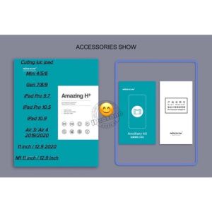Kính cường lực Nillkin Amazing H + cho iPad Gen 9/ 10 / Pro 11 / 12.9/ 13 inch / M4 / Air 4 / 5 / 6 M2 2024