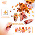 Phụ kiện lá phong làm nail - Set lá phong 12 ngăn đắp gel, trang trí móng xu hướng Thu Đông NailBND. 