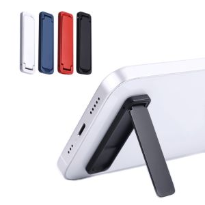 LITUILI Đa chức năng Dính chắc chắn Phong cách thẻ Kim loại Ốp lật Giá đỡ máy tính để bàn Giá đỡ điện thoại di động Giá đỡ điện thoại gập được Hỗ trợ điện thoại thông minh Miếng dán lưng điện thoại