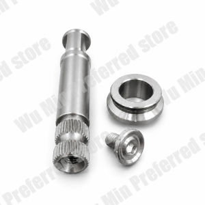 Original Wave125 Camshaft Set w/ Rear Brake Monkey Hand Boot Silver Stainless Steel CNC Lathe