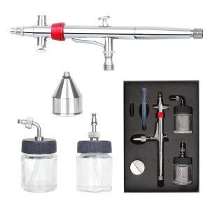 2026 Dual Action Airbrush Pen with Rotatable Air Brush Head Gravity and Both Side Available Match Most Types Siphon Feeding