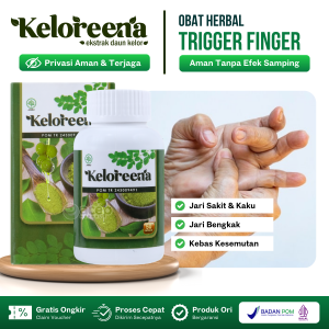 Obat Trigger Finger Obat Jari Tangan Kaku Obat Jari Tangan Susah Di Tekuk Obat Sakit Jari Obat Jari Bengkak Obat Tangan Kebas Dan Kesemutan - Keloreena Herbal Alami