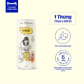 [CHỌN VỊ] Thùng 12 lon Kombucha HAY ĐẤY Có Gaz 320ml. 