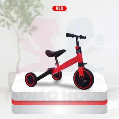 Kids Bike Balance Tricycle Baby Walker Children Multi-function Tricycle 3-in-1 Kids Scooter Ride