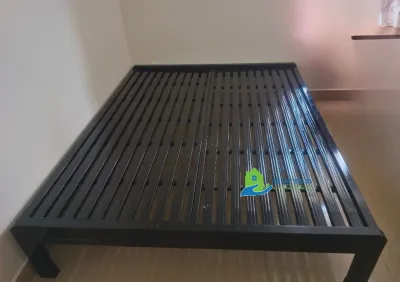 Giường ngủ pallet bằng sắt sơn tĩnh điện kích thước 1m4x2m- Nội Thất Bảo An