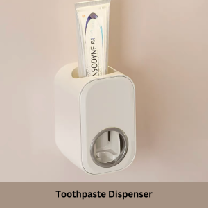 Ready Stock Drill-Free Wall Mounted Toothbrush Holder Traceless Punch-Free Automatic Toothpaste Squeezer Dispenser Hangable Mouthwash Cup Durable Space Saving Storage Organizer Rack Multipurpose Use Modern Cheap Home Living Bathroom Toilet Anti Bacteria