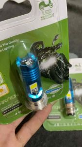 Bohlam Lampu LED Depan RTD Nyala Putih 1Set Isi 2Pcs Vario Techno Suzuki Skydive Vario 110 Vario 125 Bohlam Jupiter Z Burhan Wave 2 Mata