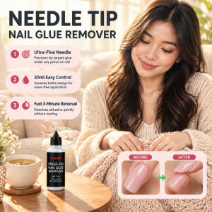 Press On Nail Glue Remover/Precision Tip Adhesive Dissolver/Gentle Artificial Nail Glue Remover/Nail Care Accessory/False Nail Removal/Home Salon Use