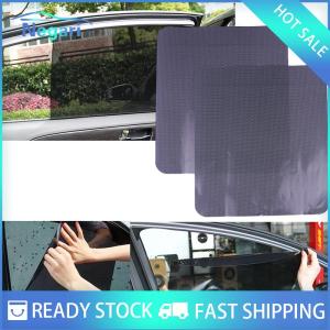 NG Motor✨ COD ✨ Car ฟิล์มตาข่ายติดกระจกหน้าต่างด้านข้างรถยนต์2ชิ้นสติกเกอร์กันแสงแดดป้องกัน UV