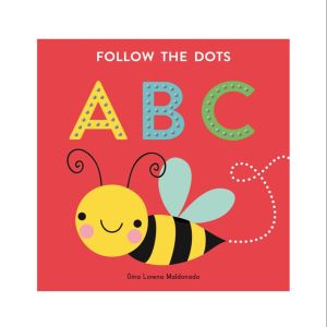 ABC Board Book Follow the Dots for Kids To Learn Letters & Alphabets (Toddler)