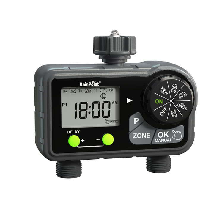 RAINPOINT ITV201-DLS เครื่องตั้งเวลารดน้ำดิจิตอล 2 โซน