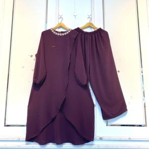 Setelan Tunik Wanita Terbaru - Miyuki Set Tunik Ld 140cm