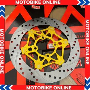 Đĩa thắng trước 267mm 4 lỗ thông dụng gắn nhiều dòng xe mẫu NVM hiệu L1