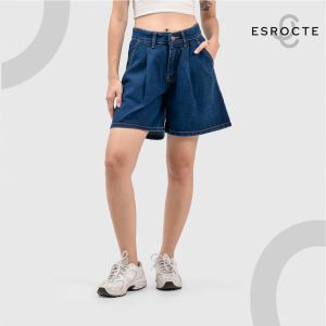 ESROCTE Celana Jeans Pendek Bermuda Denim Pants Wanita P88 - S-XL