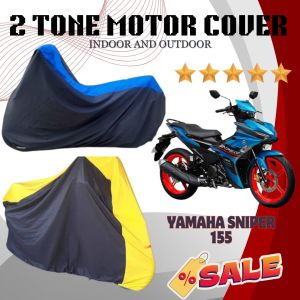 YAMAHA SNIPER 155 2 TONE MOTORCYCLE COVER  Hydrophobic Dustproof Scratch Proof Water Repellent