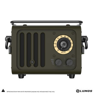 MUZEN WILD JEEP Portable FM Radio & Bluetooth Speaker Premium Sound Quality 10Hrs Battery Life Strong FM Reception