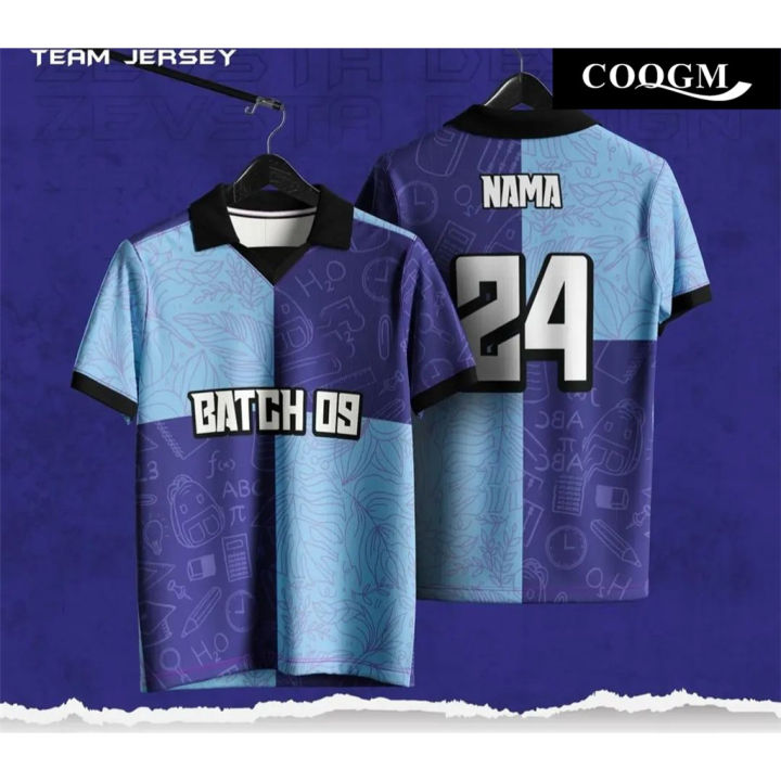 Batch 09 Retro Collar Jersey Custom Name Baju Lelaki Hitam Putih Berkolar Polo Shirt Dewasa Budak Oversize Jersi Plus Size Jersey Viral Ootd Custom Nama Selek Dragon 2