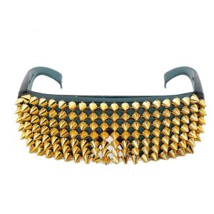Mới lạ Punk nhảy múa Kính mát với đầy đủ đinh tán Studded cho dịp khác nhau sử dụng hàng ngày và tiệc cosplay dressingup