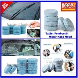 Isi 5pcs Sabun Wiper Mobil Tablet Pembersih Kaca Mobil Pil Wifer 1 Sabun Untuk 4 Liter Air BB