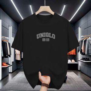 ✅ * Cod * Uniqlo printed T-shirt men women pure cotton comfortable short sleeve simple casual T shirts .C