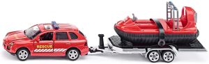 SIKU 2549 Reacue Car and Hovercraft with Trailer