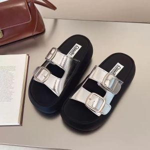 [Free Shipping] New Thick-Soled Height-Increasing Versatile Soft-Soled Slippers For Women Summer Style Suitable For Both Indoor And Outdoor Wear Lightweight Non-Slip And Comfortable To Wear