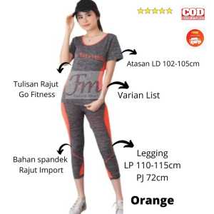 Femme Ols - Setelan Olahraga Wanita / Set Olahraga / Aerobic / Yoga 772