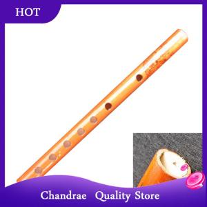 [Chandrae] แบบดั้งเดิม6หลุมไม้ไผ่ขลุ่ยคลาริเน็ตนักเรียนเครื่องดนตรีไม้ AU