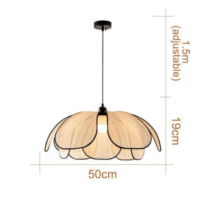 Rustic Petal Pendant Light French Bedroom Decoration Chandelier Ceiling Lights Dining Droplights Kitchen Bar Counter Hanging LightFast shipping