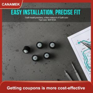 【CANAMEK】 2 cái 7x5.5x4.5x1.2mm Walkman Băng ổ đĩa Pinch Con lăn Băng Ghi Cassette Player Báo Chí vành đai cao su bánh xe ròng rọc