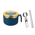 (WYVM) 1200ml Noodle Bowl with Lid, Stainless Steel Instant Noodle Bowl, Rapid Ramen Bowl with Filterable Lid. 