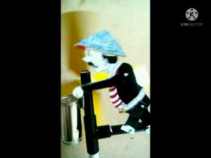 Kincir Angin karakter Pak tani